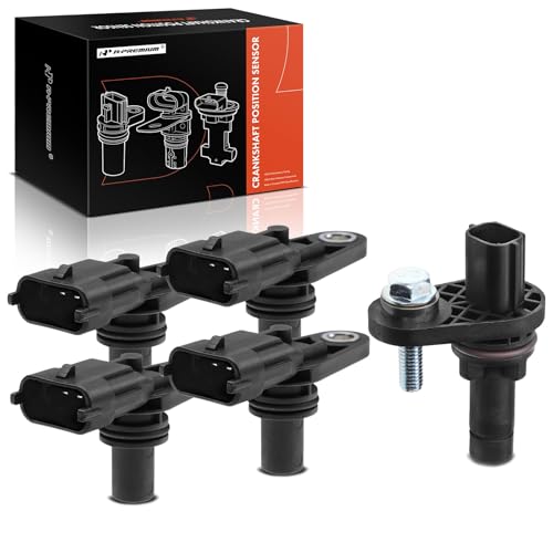 A-Premium 5-PC Engine Camshaft Crankshaft Position Sensor Compatible with Chevrolet Equinox, Traverse & GMC Acadia & Buick Enclave & Cadillac SRX, CTS, STS & Suzuki Grand Vitara & Pontiac G6