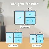 UPGOGO Combo 12 Pack Travel Vacuum Bags with Prtable Electric Pump,Vacuum Seal Bags for Clothing,Space Saver Vacuum Storage Bags,Vacuum Travel Bags for Luggage,Travel Essentials