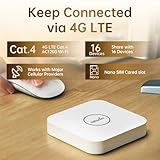 4G LTE Router, NRadio Portable AC1200 Dual Band Unlocked 4G Modem Router with SIM Card Slot, 6 Build-in Antennas and WiFi Speed Up to 1200Mbps, Mobile Hotspot for Travel Camping & Security Camera