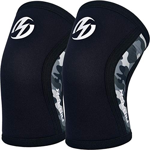 Elbow Sleeves (Pair),Support for Cross Training,Weightlifting,Powerlifting,Basketball and Tennis,5mm Neoprene Compression Brace for Both Women and Men(Large)