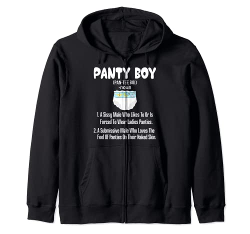 Panty Boy nappy shirt Zip Hoodie