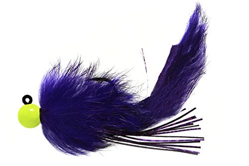 Aerojig Company Twitching Jig - 1/2 Chartreuse/Purple