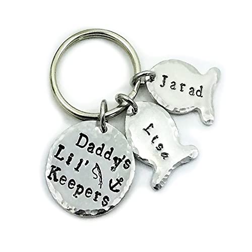 Daddy's Little Keepers Keyring Keychain