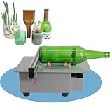 Deruilong Electric Bottle Cutter, Glass Bottle Cutter, Glass Cutter, Stain Glass Cutter Stone Cutter Brittle and Hard Materials Cutter Trim Saw - Rock, Stone, Glass Cutting, Trimming, Sawing Machine