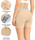 wirarpa Women's Boxer Briefs Cotton Underwear Anti Chafing Boy Shorts Panties 5.5" Inseam 4 Pack Assorted X-Large