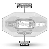 Nxtrnd Two Football Mouth Guard, Football Mouthpiece with Strap, Fits Adult & Youth (Transparent)