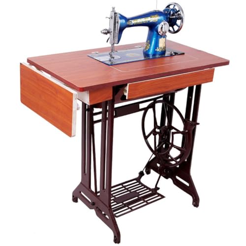 Sewing Machines Old-Style Sewing Machine, with Sewing Threads, Sewing Machine for a Variety of Fabrics, for Adults, Commercial, Working Use, Tailor Shop Clothing Store...(Color:A,Size:)