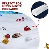 JOYIN Christmas Snow Blanket Roll (15In x 10Ft), 2Pcs for Christmas Decoration, Village Displays, Under The Christmas Tree - Thick White Soft Fake Snow Cover for Holiday Decor and Winter Displays