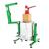 5.28 Gallon / 20L Mosakar Fruit Press - Hydraulic Jack. 2 Ton Pressure. Part contact with Juice are AISI 304 Stainless Steel. Hydraulic Fruit Apple Grape Wine Cider Juice Press (Green)