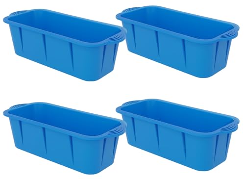 Extra Large Ice Cube Molds 4 Pack,12LB Giant Plastic Ice Cube Trays for Freezer,Reusable Big Ice Cube Maker for Whiskey,Cocktails,Ice Baths & Coolers - Durable & Shatterproof & Easy Release