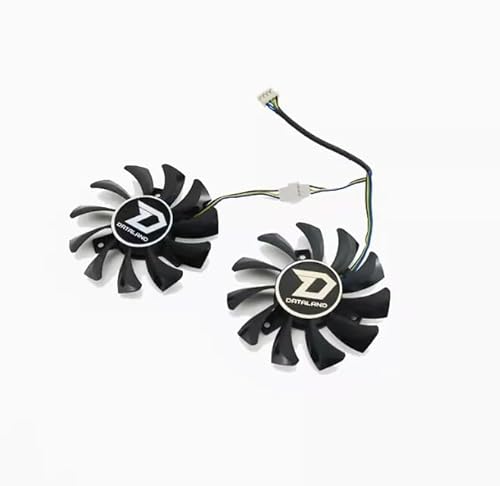 Fit for Dilan Hengjin RX 560/560D/R7 360/R7 350/R9 370x/HD7770/50 Graphics Card Fan