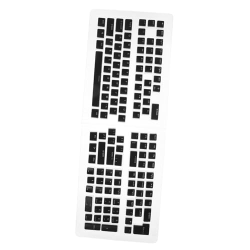 BUTIFULSIC 1set Mechanical Keyboard Keycaps Double-Shot Translucent Design Compatible Mechanical Keyboards
