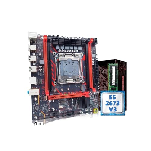 X99-8D3 Motherboard Set Kit with LGA2011-3 Xeon E5 2673 V3 CPU DDR3 1 * 16GB 1600MHZ ECC Memory NVME M.2