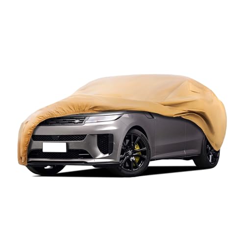 JURMON Heavy Duty Outdoor Car Cover Compatible with Land Rover Range Rover Sport,Windproof All Weather Waterproof Sun Rain UV Dust Snow Protection Outdoor Car Covers