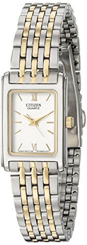 Citizen Quartz Womens Watch, Stainless Steel, Classic, Two-Tone (Model: EJ5854-56A)