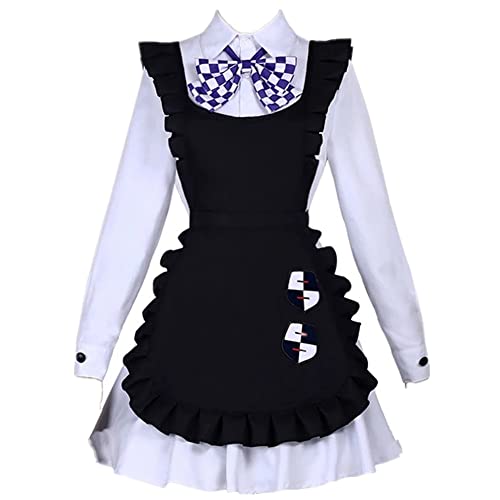 1515 Girls Frontline HK416 Lolita Dress Outfit Cosplay Costume Black Cat Apron Dress for Women Halloween Costumes (Male XL)