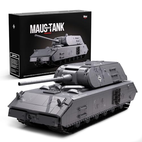 Nifeliz Maus Tank Building Model, WW2 Collectible Military Panzer VIII Tank for Adults, Army Model to Build and Display, Gift Ideal for Military Fans (2,252PCS, NF10289)