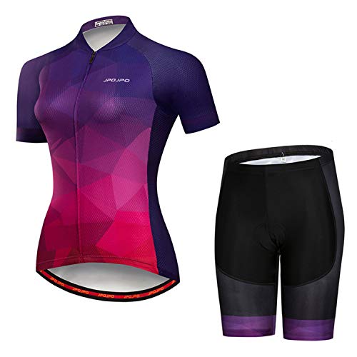 Women's Cycling Clothing Suits Short Sleeve Bike Jersey Sets Summer Bicycle Clothes Road Biking Outfits Pro Cycling Kits