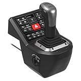 HORI Truck Control System for Windows 11/10 with Force Feedback Steering Wheel, Shifter Control Panel, & Pedals