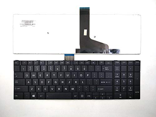 laptoppartshub Lph Replacement Keyboard for Toshiba Satellite C70-A C75-A C75D-A C75D-A7102 C75D-A7226 C75D-A7265NR C75D-A7310 C75D-A7370 E55-A E55-A5114