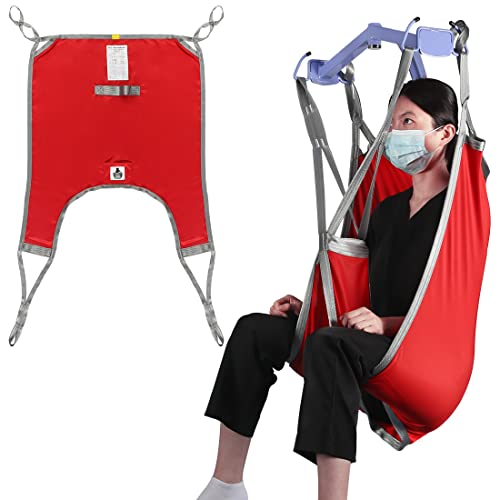 EZ Assistive Patient Lift Divided Leg Sling with Lower Back, Lift Sling for Transfer and Positioning and Lifting, 500lb Weight Capacity (Medium)