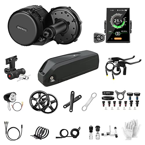 Bafang Middle Motor Conversion Kit - 36V 250W, 500W, 48V 750W, 1000W (48V-750W-44T, C18 & 20Ah Battery)