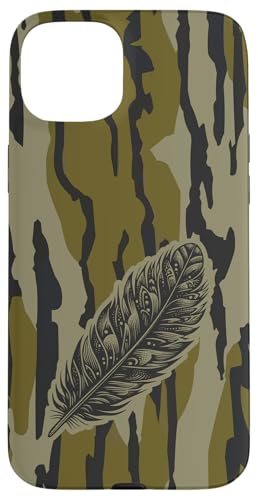 iPhone 15 Plus Turkey Feather Bottomland Camo Case