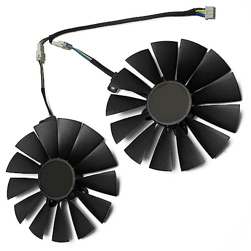 FDC10M12S9-C 95mm 12V 0.25A 4 Pin Graphics Card Cooling Fan Replacement for ASUS Dual RX 580 ROG Strix RX 470 570 ROG Strix GTX 1050 1050Ti Gaming Video Card Cooler Fans