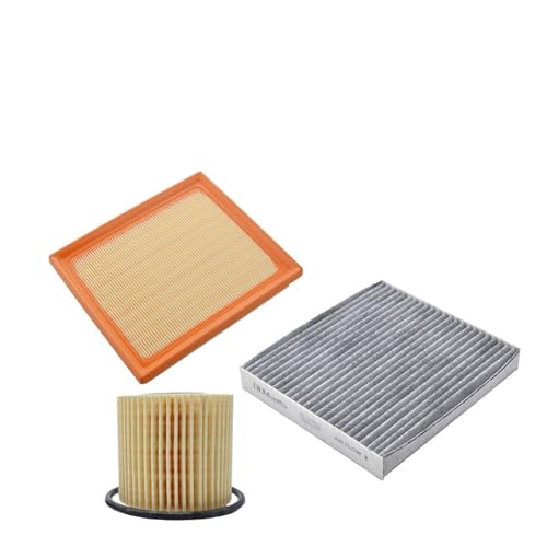 JTLCXNRN Set Oil Engine Cabin Activated Carbon Air Filter Compatible For Toyota Prius V Alpha Plus Lexus CT200H 04152-YZZA6 87139-YZZ08
