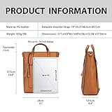 ECOSUSI Tote Bag Convertible Backpack Purse for Women Vegan Leather Handbag Multifuction Shoulder Bag