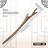 Chuangdi 8 Pieces Wooden Hair Sticks Japanese Hair Chopstick for Women Bun Maker, Chinese Chopstick Hairpin for Women Handmade Chignon Maker Accessories(Classic Pattern)