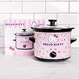 Uncanny Brands Hello Kitty 2qt Slow Cooker - Cook With Your Favorite Sanrio Characters