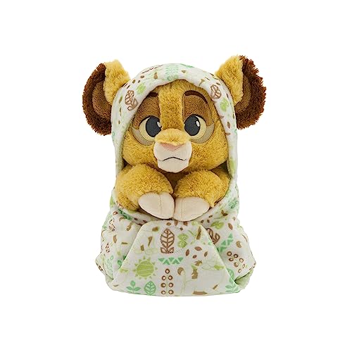 Disney Store Official Babies Collection: Simba Plush in Swaddle with Detailed Plush Features - Official Soft Toy - Stuffed Animals for Babies - Perfect for Fans & Kids