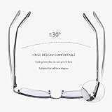 Vepiant Spring Hinge Photochromic Transition Nearsighted Distance Glasses For Men Women Retro Myopia Glasses Negative Power Shortsighted Black Full Frame Eyewear Anit Glare UV400 Protection Sunglasses