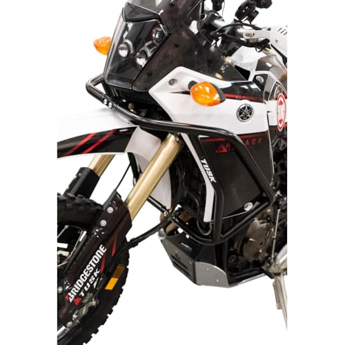 Tusk Crash Bars - Engine Guards Black Compatible with Yamaha Tenere 700 2021-2024