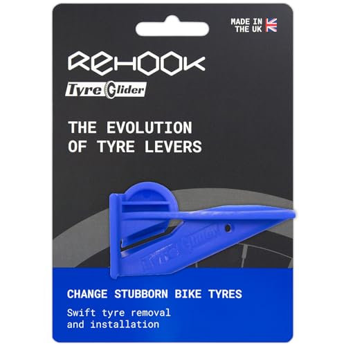 Rehook Tyre Glider - A Strong Portable Bicycle Tyre Replacement and Bike Tire Remover Tool - No More Tyre Levers or Tyre Changing Spoons to Repair Your Bike Tube