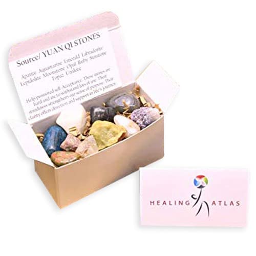 Defensive WEI Qi Stones Gemstone Kit Defensive Crystals Kit WEI Qi Stones Defensive Healing Crystals WEI Kit Healing Gemstones Wei Qi Set