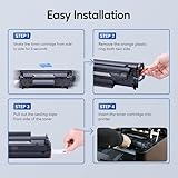 GOTOBY 12A Toner Cartridge Replacement for HP 12A Q2612A Compatible with Laserjet 1020 1022 1012 1018 1022N 3015 3030 3020 3050 3052 3055 M1005 M1319F Printer(Black,4-Pack)