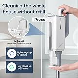 Seyola Steam Mop for Floor Cleaning, Steam Cleaner for Home with Detachable Handheld 6-in-1 Multi-function Attachments for Hardwood Floors, Clothes,Windows,Tiles Grout,Furniture,Carpet Cleaning