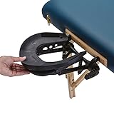 EARTHLITE Massage Table Face Cradle FLEX-REST - Self-Adjusting, Flexible Platform with Strata Memory Foam Face Pillow, Vanilla Crème