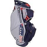 Sun Mountain Mens 2023 C130 14-Way Divided Golf Cart Bag (Patriot) C-130