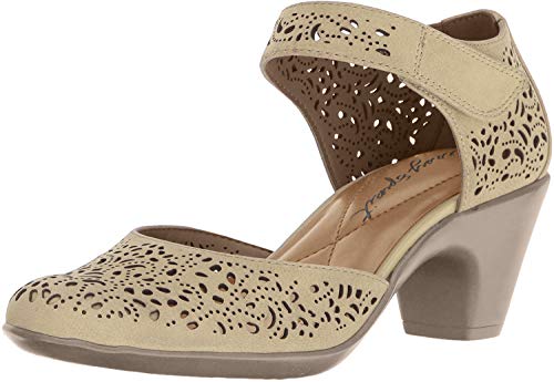 Easy Spirit Women's Cindie Dress Pump, Natural Nubuck, 10 M US
