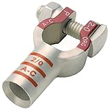 Bay Marine Supply Tin Plated Straight Battery Terminals by FTZ - 4/0 Negative & Postive