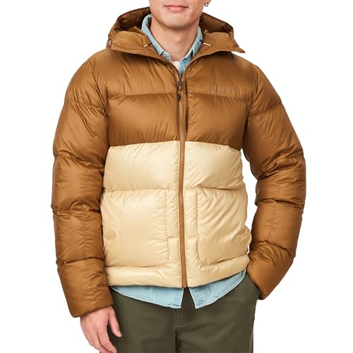 MARMOT Men's Guides Down Hoody Jacket, Hazel/Light Oak, Large