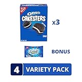 OREO Cakesters Soft Snack Cakes, 3 - 5 Count Packs (15 Total Snack Packs) + Bonus OREO Mini Cookie Snack Pack