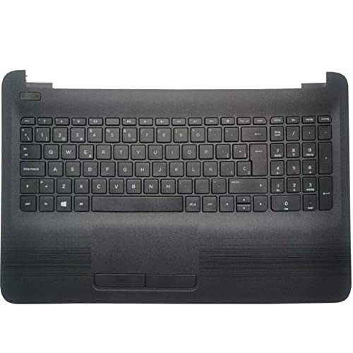 New Spanish Keyboard for HP 15-AC 15-AY 15-AF 15-BA 250 G4 255 G4 250 G5 255 G5 TPN-C125 TPN-C126 with Palmrest Upper Cover Case