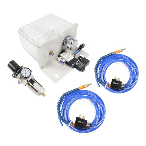 Cutting Cooling Spray Pump Coolant Cooling Spray Pump Kit, Coolant Cooling Spray Pump Mist Sprayer System for CNC Lathe Milling Machine
