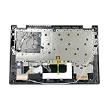 Replacement for Lenovo Ideapad Flex 5-14IIL05 5-14ARE05 5-14ITL05 Laptop Upper Top Cover Case Palmrest Backlit Keyboard Assembly Part 5CB0Y85490 460.0MD08.0001 Grey