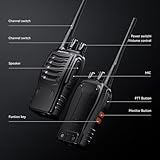 BAOFENG BF-888S Walkie Talkies Rechargeable Handheld Two Way Radios with Security Headphones (Pack of 20)