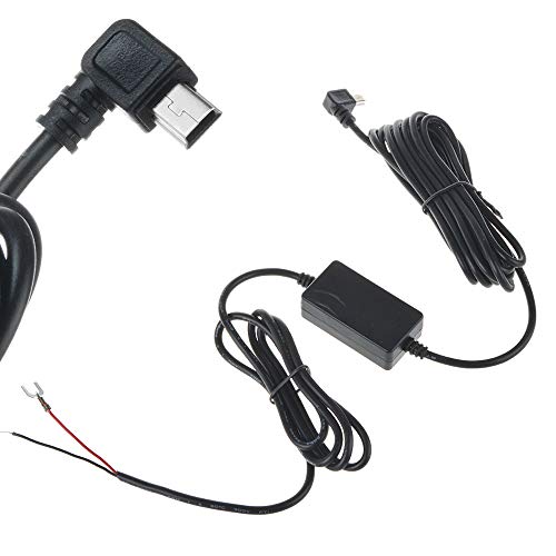 J-ZMQER 12v to 5v 1.5a Hard Wire Adapter Cable Mini USB Jack Compatible with Car DVR Dash Camera TT